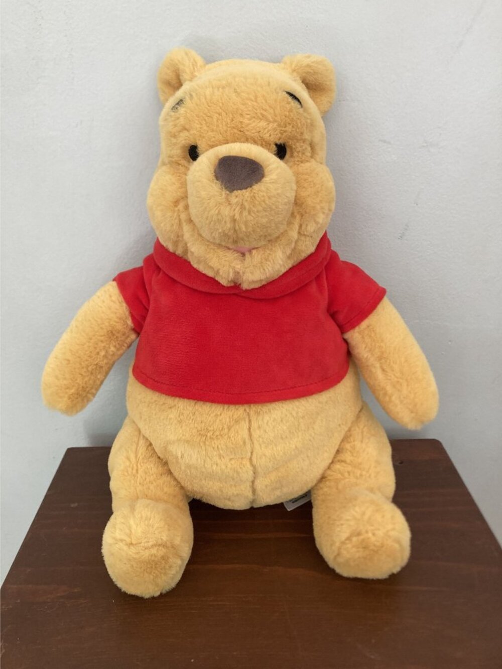 Disney Winnie The Pooh Plush Toy With Red Shirt - Soft & Cuddly Stuffed Animal